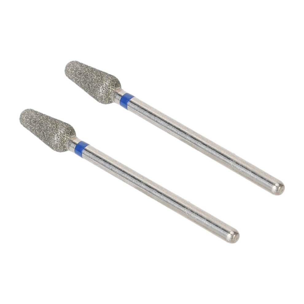 Blue Nail Drill Bits 2Pcs For Nail Preparation Dead Skin & Surface Refinement