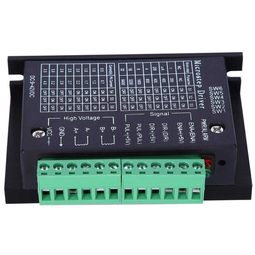 Stepper Motor Control, 1Pc Driver Control Cnc 32 Subdivision 42/57 Stepper Motor Tb6600 Control Module 4.0A 42V 9347817893533