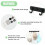 Multifunctional Coat Rack, Wide Application Black Wall Hooks For Space-saving And Anti Scratch Use In Bathrooms Garages Organization Systems 3