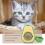 Cat's Delight: Διαδραστική μπάλα Catnip σε σχήμα αβοκάντο, βελτίωση της στοματικής υγείας 3