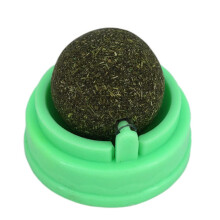 Catnip Balls for Cats, Edible Kitten Chew Toys with Natural Ingredients, Enhances Appetite & Fresh Breath, 3PCS Wall Stickable Cat Treats,
