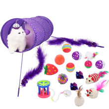 Value Pack Cat Toys, Interactive Cat Teaser For Engaging Playtime And Mental Stimulation, Premium Quality Catnip Fish, Crinkle Balls, Plush Mice,