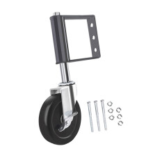 Rubber Gate Wheel for Farm and Garden Use Features-5 inch black