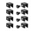 Sliding Window Lock with Key Vertical &-Black 16mm short 1