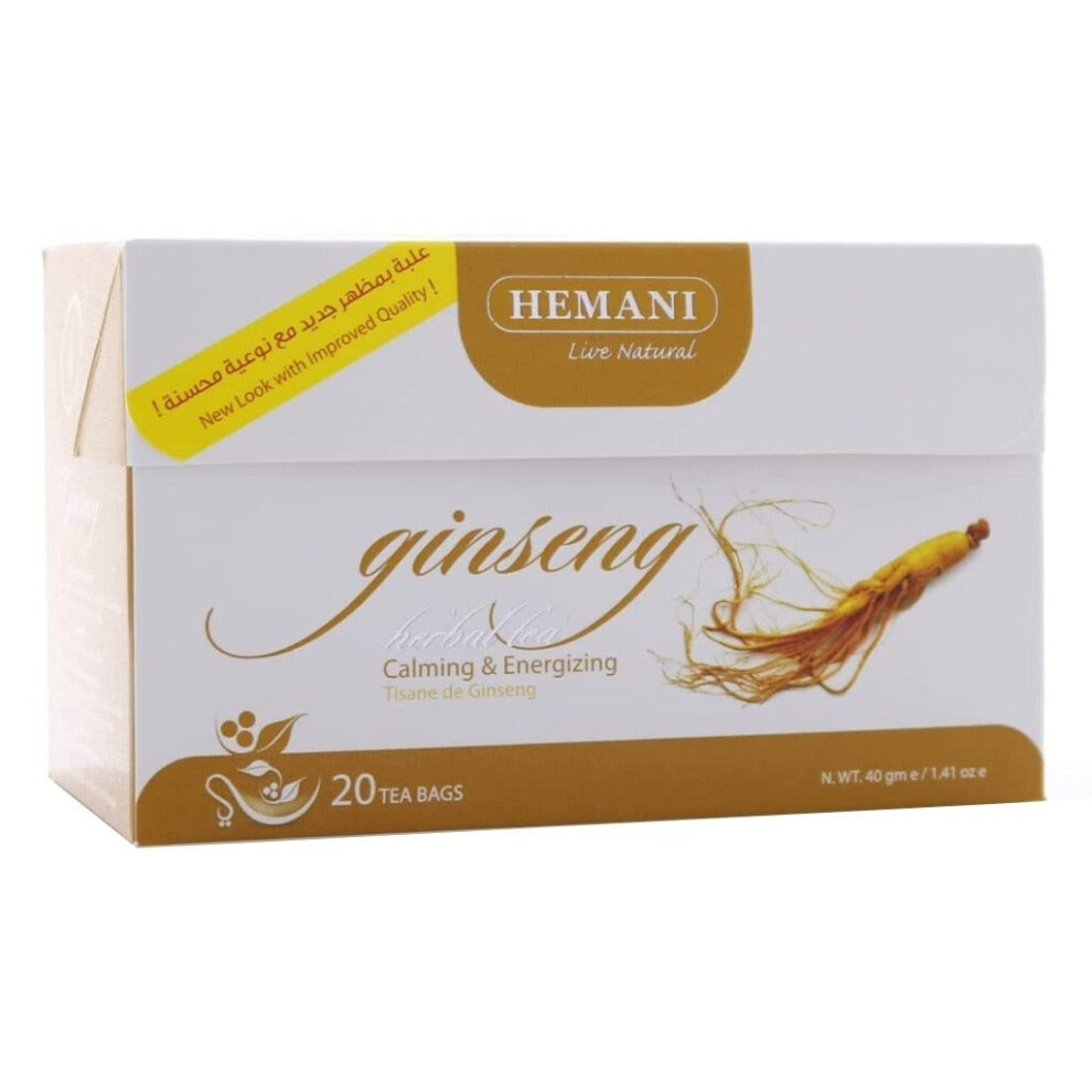 Hemani ginseng Herbal Tea | Natural Vitality Herbal Infusion | 40g