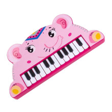 Kids Cartoon Elephant 22-Key Electronic Piano Toddler Toy, Plastic