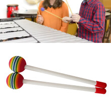 Kinder Trommelstöcke 2 Stück Bunte Kunststoff-Leichtgriff Handpercussion für Kinder