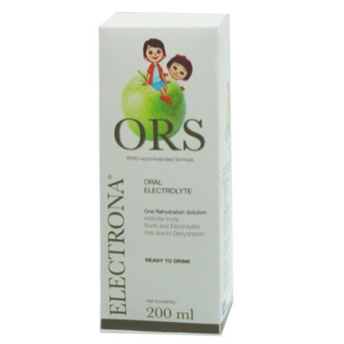 Electrona Ors Ready-To-Drink Apple | Electrolyte Hydration Solution |- 200ml