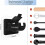 Adjustable Curtain Pole Hooks for Smooth Surface Application, No Drilling Required Curtain Rod Bracket with Powerful Adhesion, High-quality ABS Plasti 4