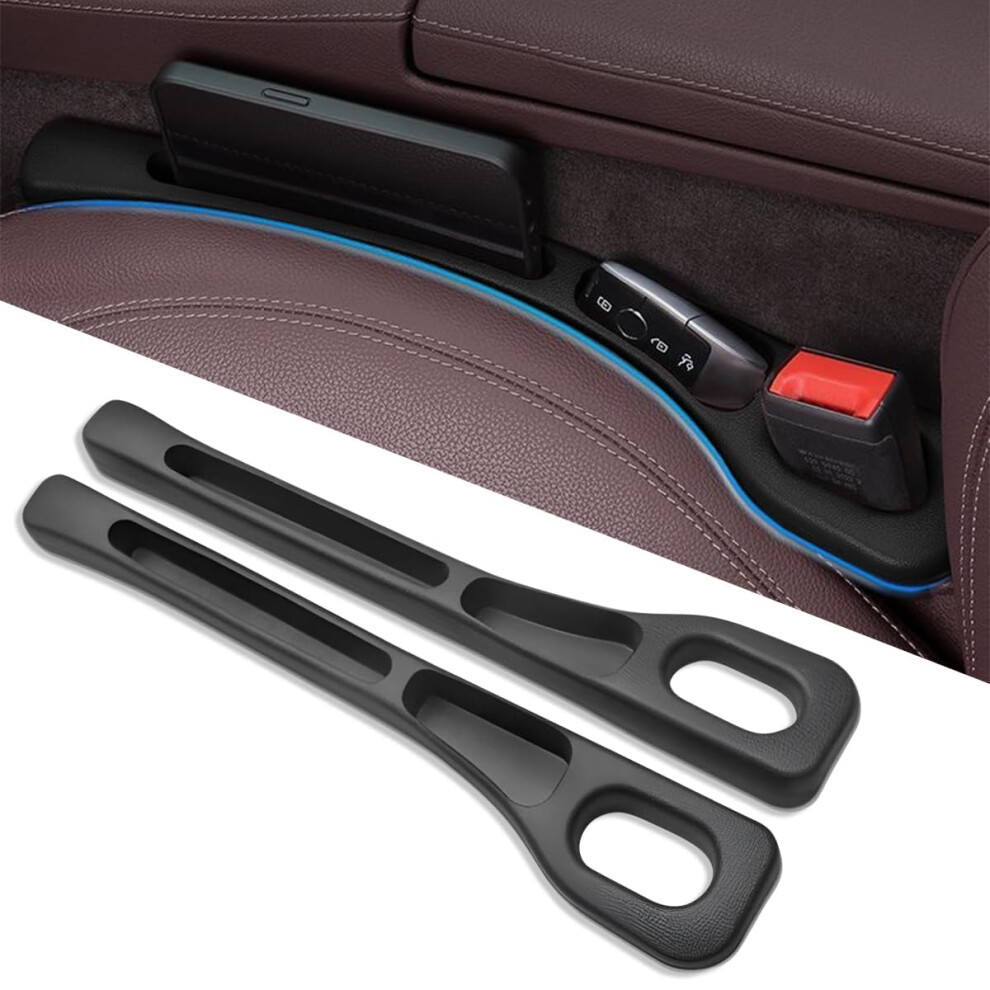 2 Pcs Car Seat Gap Filler For Dacia Sandero Stepway 20132023, Leak Proof Organizer With Storage Compartments To Prevent Item Dropping 9189345201073