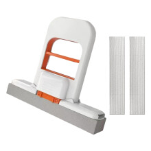 Mini-mop met knijpspons voor keukenwerkbladen en-Oranje