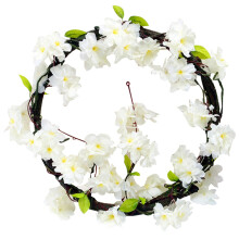 Guirlande de fleurs artificielles pour décoration de mariage, vigne de fleurs en soie, tiges en plastique écologique, décoration de jardin et de