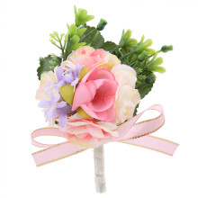 Ensemble de boutonnières de mariage mini citrouille, broche de mariée faite main, décorations florales artificielles, décoration d'automne