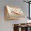 Electrical Panel Cover with Hydraulic Flip, Gold Frame Meter Box Protector, 60x50cm Wall Mount 1