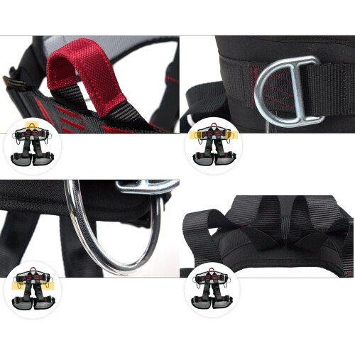 Professional Safety Gear for Rappelling, Outdoor Climbing, Tree Work 2