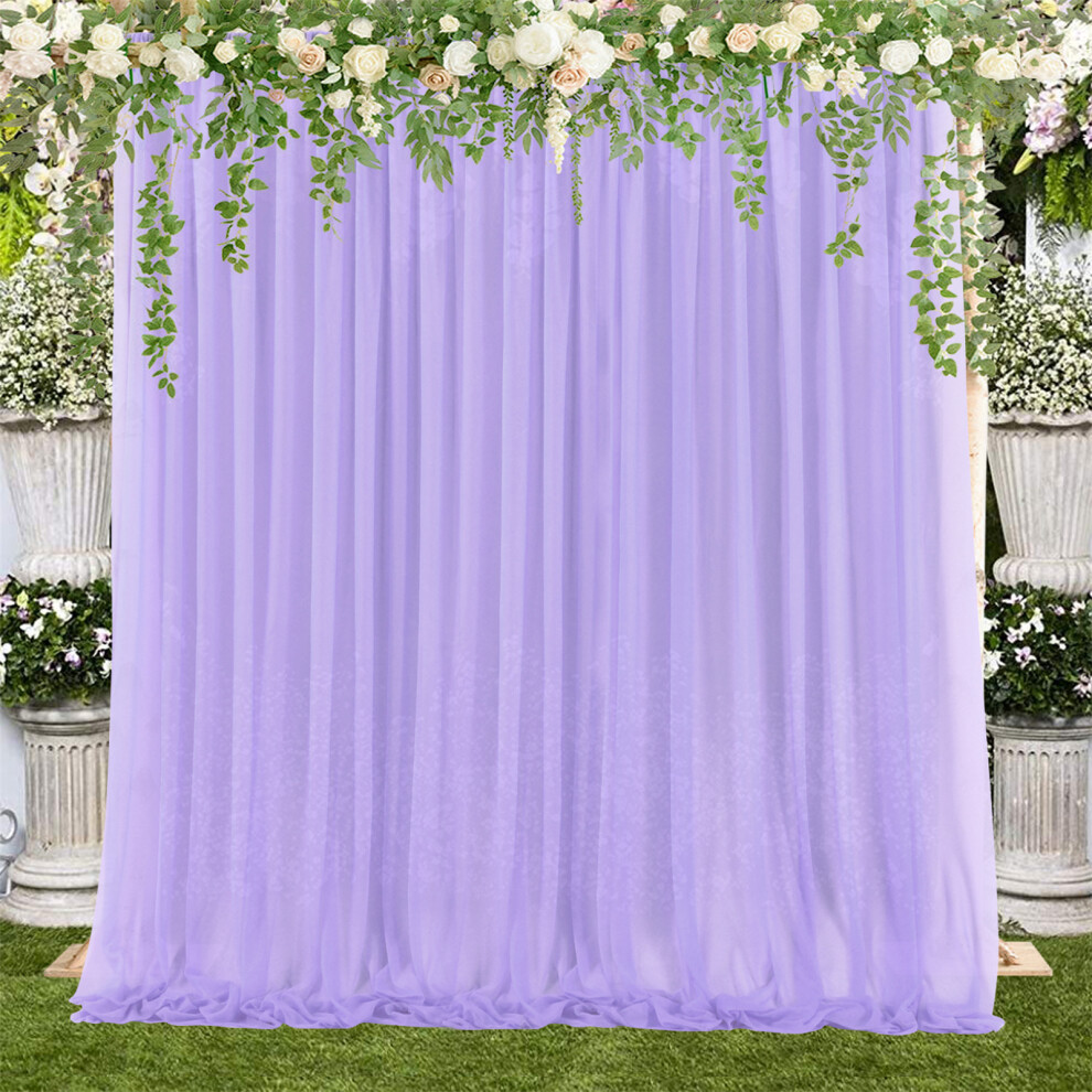 Transform Your Space: Backdrop Curtains, Wrinkle-Free Beauty Yarn For Wedding, Party & Photography Decor White 9074015279417