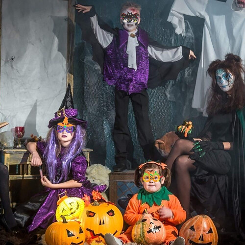 Εντυπωσιακά αξεσουάρ για πάρτι Halloween, πλαστικό υψηλής ποιότητας υλικό, ζωντανά 2