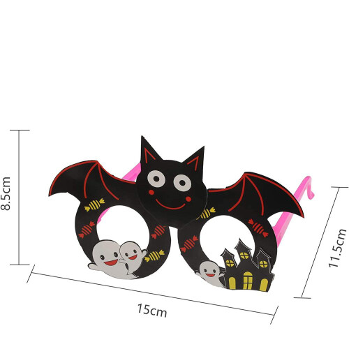 Διακοσμήσεις για πάρτι Halloween, Ευέλικτη χρήση: 6 τεμάχια DIY γυαλιά Halloween με ζωντανά 1