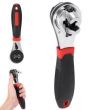 Universal Wrench Steel Ratcheting Adjustable Wrench With NonSlip Handle Socket Wrench For Car Motorcycle Bike