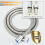 Copper handheld shower hose, extra long chromeplated with brass 4