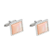 Men's Cufflinks 1 Pair of Square Gradient Color Cufflinks for Men with French Suit