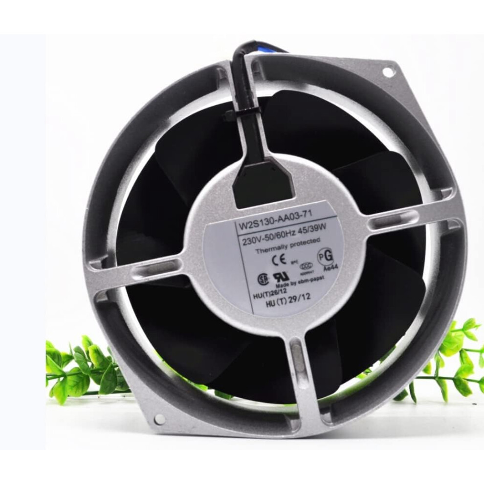 W2s130aa0371 172X55mm Industrial Axial Cooling Fan 230V Airflow Low Noise Energy Saving 9382693599186