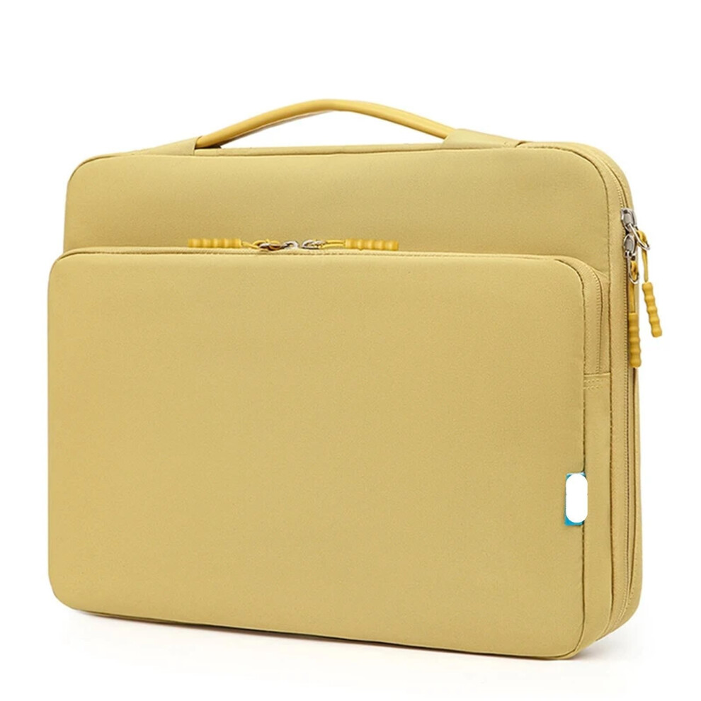 Laptop Bag, Notebook Bag, Protective Case, Waterproof, Shockproof, Briefcase, Computer Bag For Business (, 14 Inch) Yellow 9347817897074