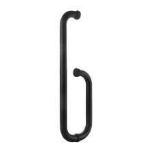 Stainless Steel Bath Grab Rod Accessory for Secure-Matt black