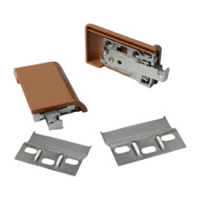 Zink-Legierung Schrank Kleiderschrank hängenden Code Möbel-braun