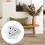 4pcs Mini Rolling Wheel with Strong Adhesive Home-White 6