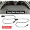 Parcel Shelf Strap String for Ford Focus MK2 CMax MK1 20042011 Black 4M51A46538AB 2PCS 4