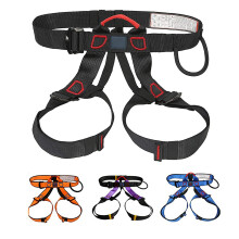 Safety Arrest Harness, Protective Half Body Climbing Harness, Fall Protection Safety Belt Kit/Blue