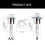 2pcs Round Head Toilet Flush Button Double  Push-round gold 4
