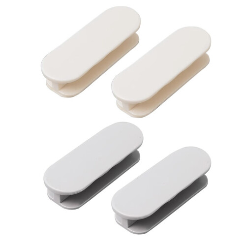 2Pcs Open Sliding Door Handle Door Pull Sash Handle-White 2