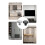 Bouton de commode en acier inoxydable, 10 pièces,-Argent. L 3