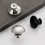 Bouton de commode en acier inoxydable, 10 pièces,-Argent. L 7
