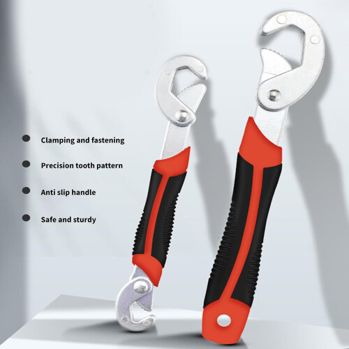 Pipe Wrench Set Multifunction Adjustable Open Torques Wrench Spanner Quick Opening Small Hand Tool 1