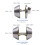 Keyed Door Bolt Lock Antiprying Invisible Lock Front-Two Side 5