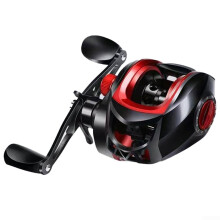 Robust Fishing Reel 7.2:1 Gear Ratio With Advanced Magnetic Brake For All Waters Red Right Hand