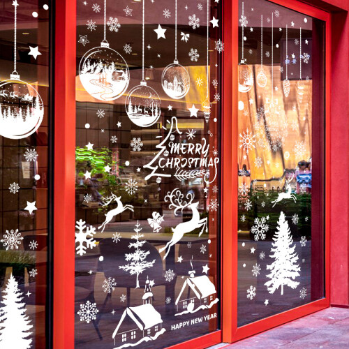 Statische Fensteraufkleber - Weihnachtsdekoration 1