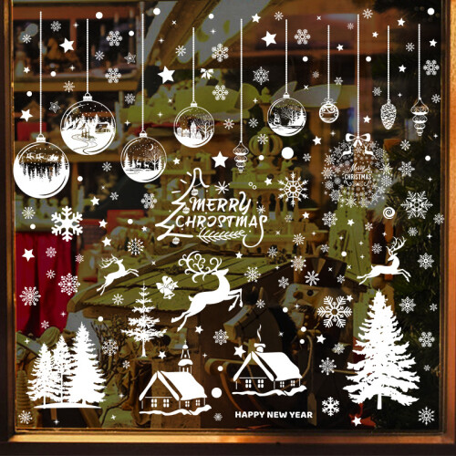 Statische Fensteraufkleber - Weihnachtsdekoration 2
