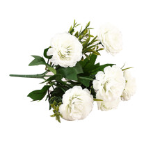 Décorations de mariage avec fleurs artificielles en soie, bouquet d'orchidées réalistes de style européen, composition florale réaliste pour P