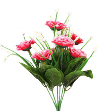 Elegante kunstzijden bloemen met levensechte bloesems, delicate, zachte bloemblaadjes, niet-giftig en milieuvriendelijk. Perfect voor thuis, op