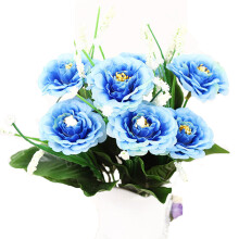 Fleurs artificielles en soie douce au toucher, pétales réalistes de haute qualité, floraison élégante, durables, non toxiques et écologiques,