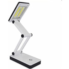 Lampe de bureau pliable avec commande tactile, portable et peu encombrante, 18 LED offrant un éclairage lumineux et uniforme, idéale pour la lecture