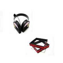 (M,Headdress Only)Miku Cosplay Full Set Silver Leather Fabric Suit Miku Cosplay Headwear Costume Outfit JK Sailor Dress High School Uniform Hallowzz29