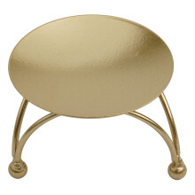 Marke Esszimmer-Kerzenhalter 7x4,5 cm Schwarz/Gold Metall rostbeständig Vielseitige Dekoration Vintage-Design