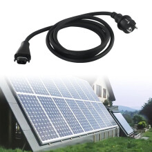 1-stks kabel med feltkontakt H07RN-F 3x1,5 mm for Hoymiles HMS-tilkobling Kabelfeltkontakt Plug&Play PV-adapter Clable