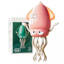 (Pink)Electric Dancing Octopus Toy, Electric Auto-Avoid Octopus,with LED & Music for Kids Toddlers Indoor Play & Sensory Development