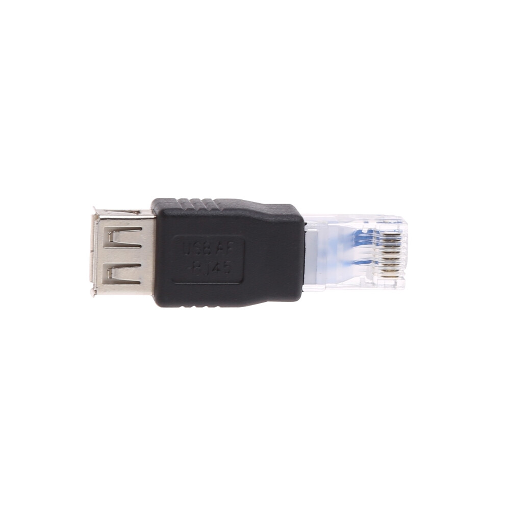 1 Pc Usb To Ethernet Adapter, Usb To Rj45 Adapter, Usb 2.0 Female To Lan Rj45 8P8c Male Crystal Ethernet Network Adapter 6935161465853